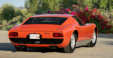 1967 Lamborghini Miura P400 by Bertone
