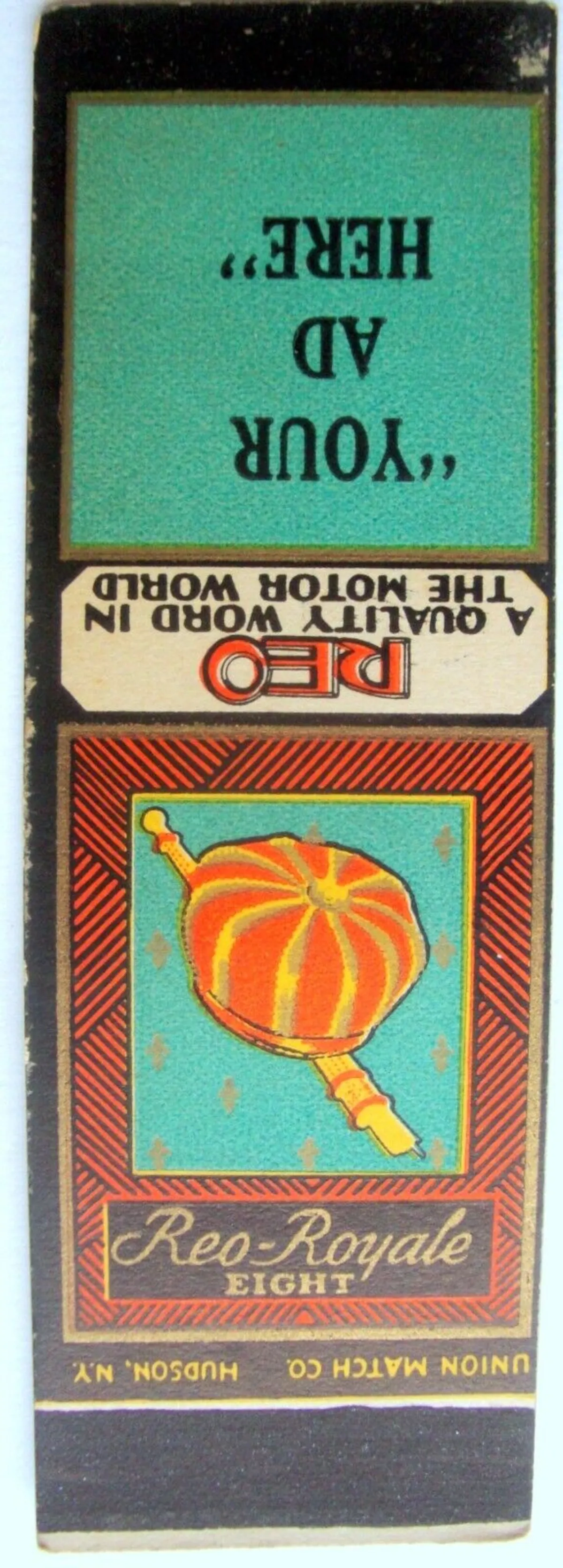 REO Royale Matchbook — photo 1