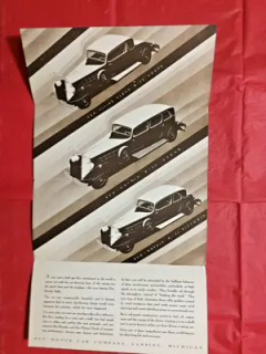 1933  "REO ROYALE EIGHT"  Sales Brochure — thumbnail 3