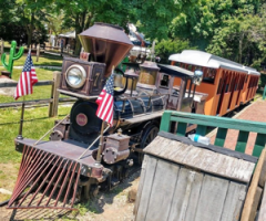 C.P. Huntington Brookfield Zoo Train by C. Foster — thumbnail 2