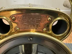 Lucas King of the Road Brass Lamps — thumbnail 2
