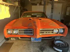 1969 Pontiac GTO Coupe Red RWD Manual judge — thumbnail 2