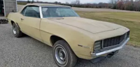 1969 Chevrolet Camaro Convertible 4 speed