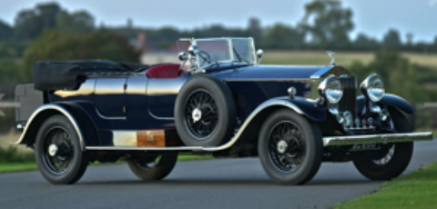 1929 Rolls Royce Phantom II Barrel Sided Tourer.
