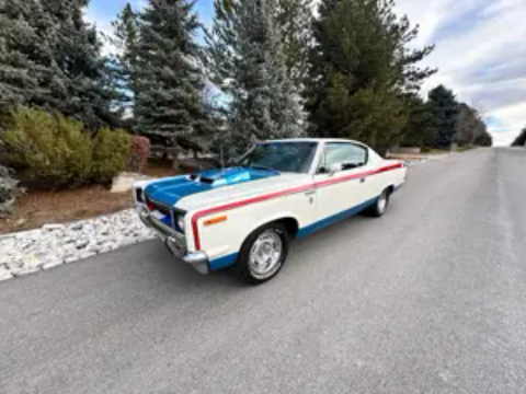 1970 AMC Rebel Machine - Frost White, V8 w 4spd
