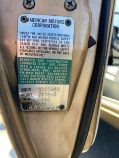 1969 AMC Javelin 290 V8 — thumbnail 2