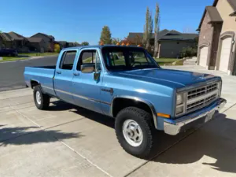 1986 Chevrolet 3500 Crew Cab Long Bed