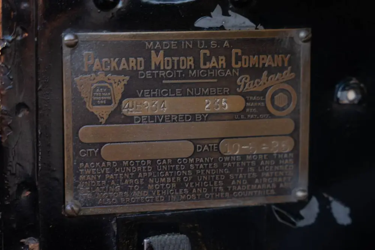 1936 Packard 12 ALL ORIGINAL 7 Passenger Sedan — photo 1