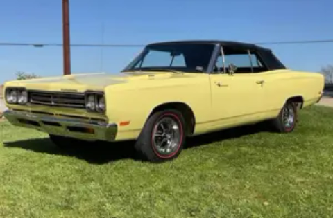 1969 Plymouth Road Runner Convertible 4 Speed