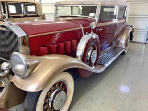 1931 Pierce Arrow Model 41 Lebaron Convertible Sedan