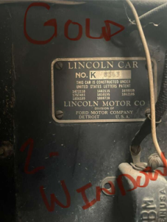1937 and 1939 Lincoln Model K Cars — thumbnail 6
