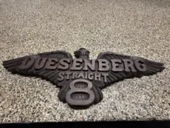 Wooden Duesenberg Emblem (~18 wide) — thumbnail 1