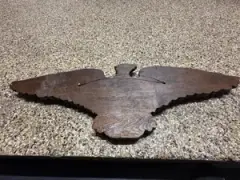 Wooden Duesenberg Emblem (~18 wide) — thumbnail 2