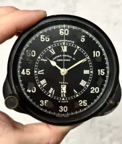 RARE! ANTIQUE ORIGINAL - JAEGER CHRONOGRAPHE CLOCK DUESENBERG SWI — thumbnail 1