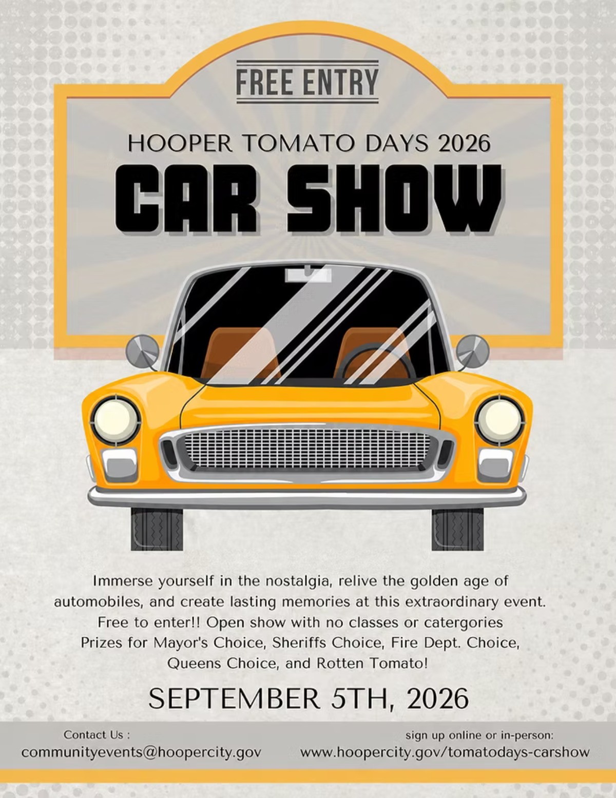 Hooper Tomato Days - Car Show photo 1