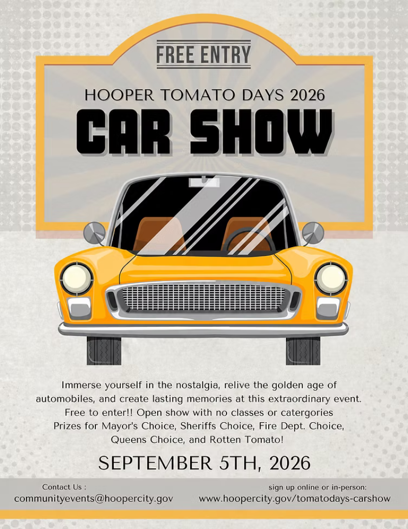 Hooper Tomato Days - Car Show